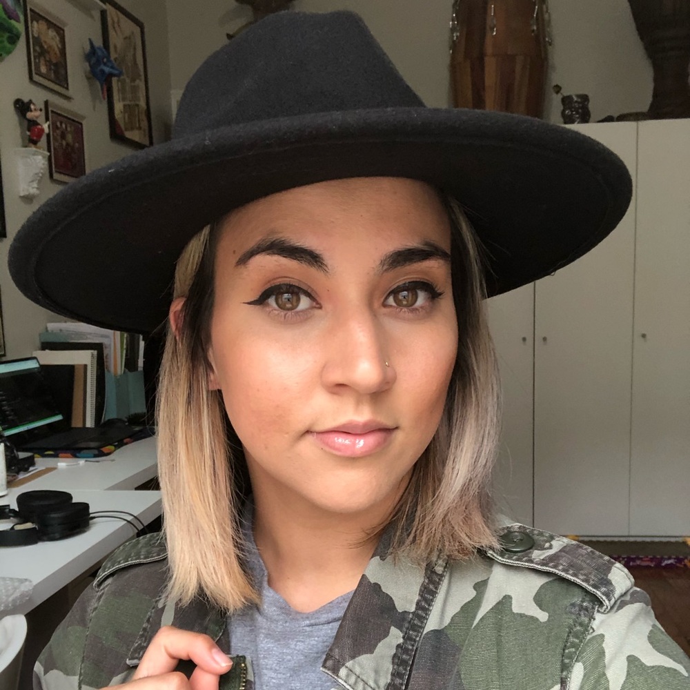 Foxblood brim hat